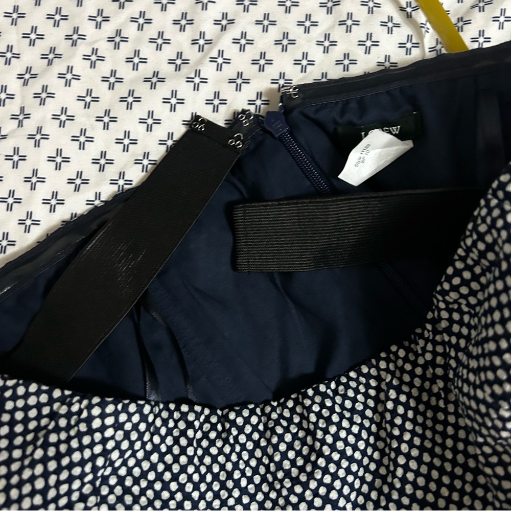 Jcrew strapless polka dot dress - Picture 8 of 10